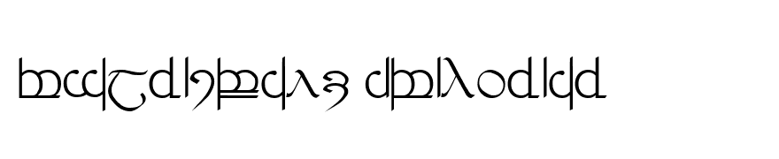 Tengwar ver. # 3