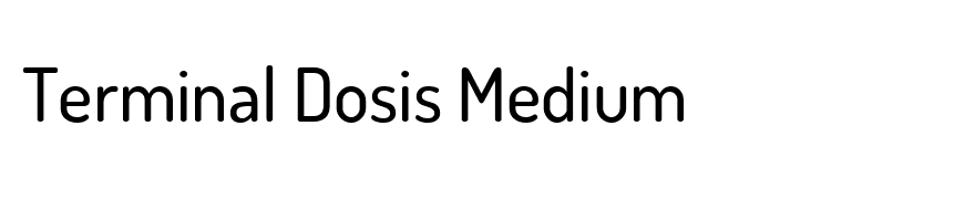 Terminal Dosis Medium