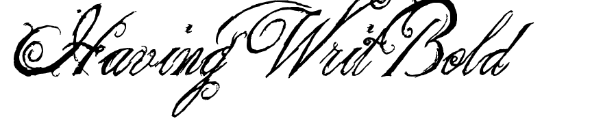 the King & Queen font