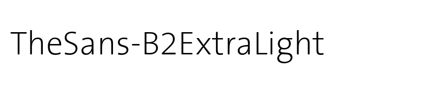 TheSans-B2ExtraLight