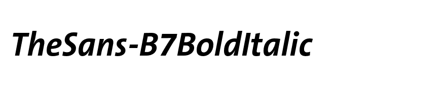 TheSans-B7BoldItalic