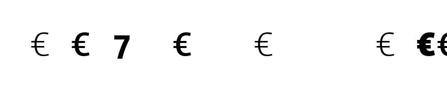 TheSansMonoEuro Plain
