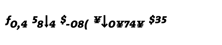 TheSerif Bold Expert Italic