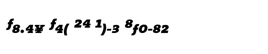 TheSerifExpert-ExtraBold Italic