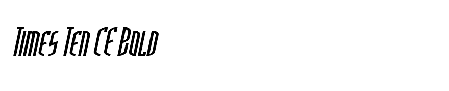 ThirdGenerationCondensed Italic