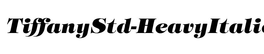 TiffanyStd-HeavyItalic