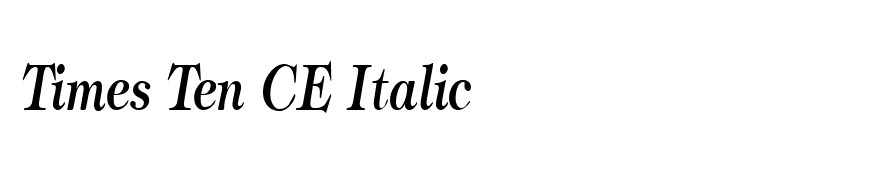 TimbrelCondensed Bold Italic