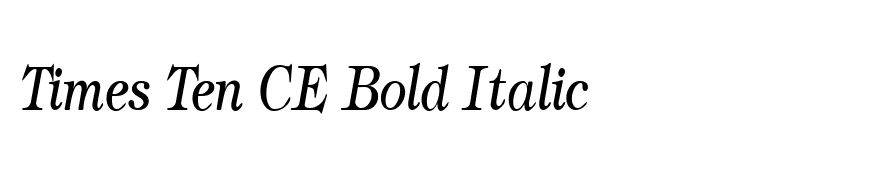 TimbrelCondensed Italic