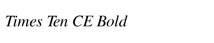 Times CE Italic