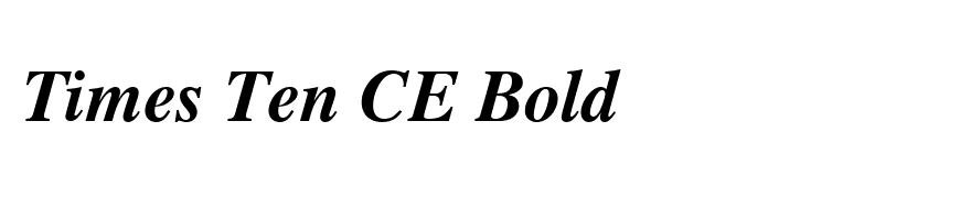 Times S Bold Italic