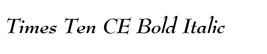 Top Hat Bold Italic