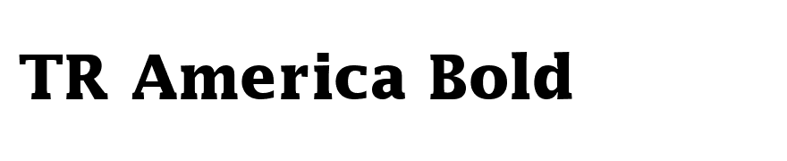 TR America Bold