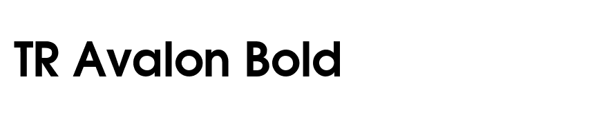 TR Avalon Bold
