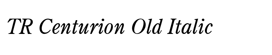 TR Centurion Old Italic