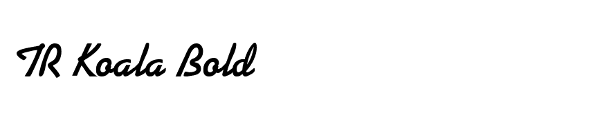 TR Koala Bold