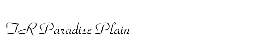 TR Paradise Plain