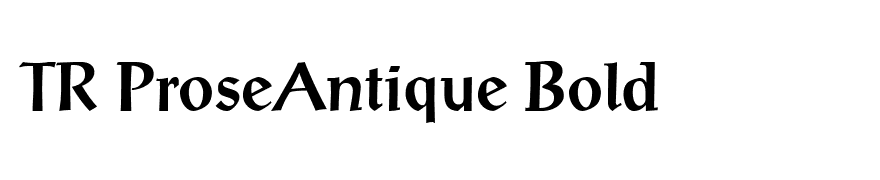 TR ProseAntique Bold