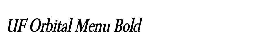 Transit Condensed BoldItalic