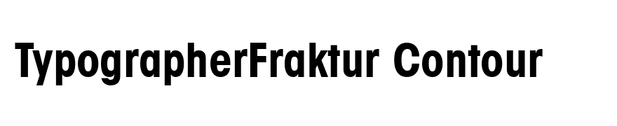 Trendex Condensed SSi Bold Condensed