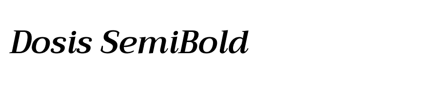 Trirong SemiBold Italic