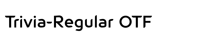 Trivia-Regular OTF