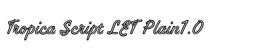 Tropica Script LET Plain1.0