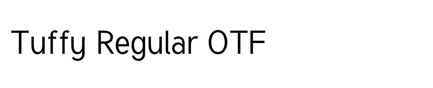 Tuffy Regular OTF