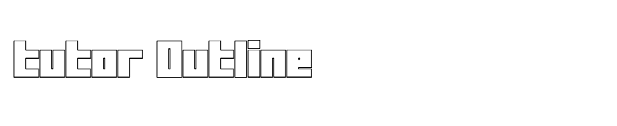 Tutor Outline