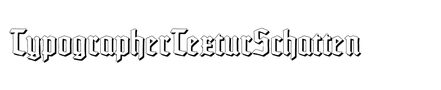 TypographerTexturSchatten