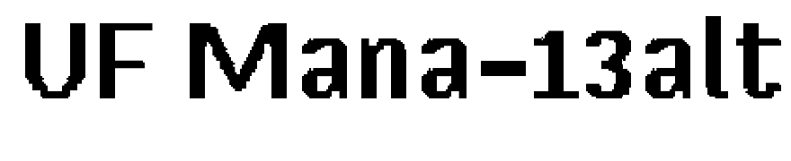 UF Mana-13alt Bold