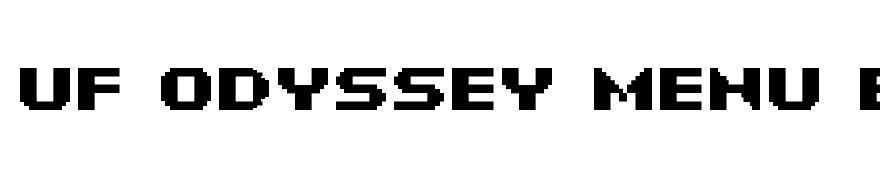 UF Odyssey Menu Bold