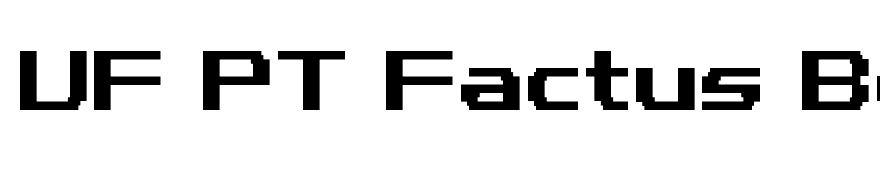 UF PT Factus Bold