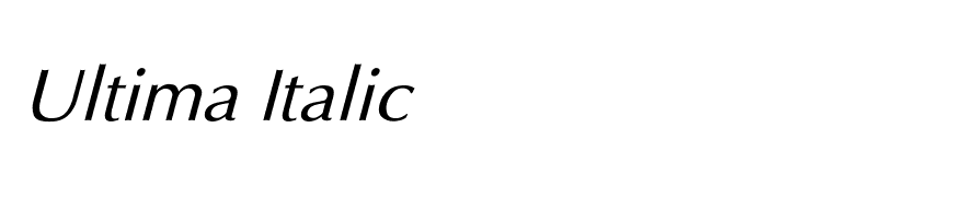 Ultima Italic