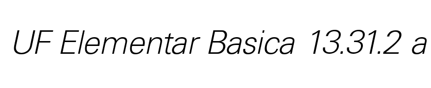 Ultimate-Serial-ExtraLight-RegularItalic