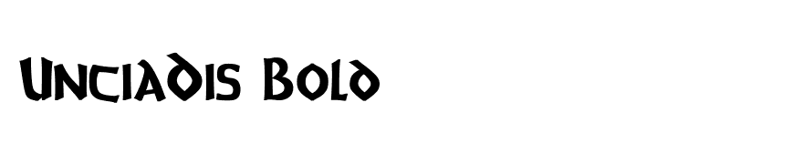 UnciaDis Bold