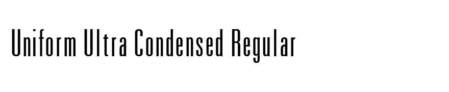 Uniform Ultra Condensed Regular