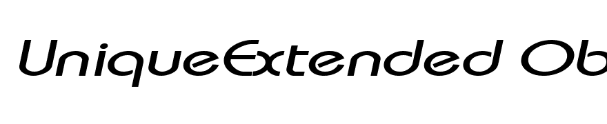 UniqueExtended Oblique
