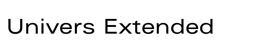 Univers Extended