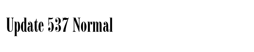 Update 537 Normal