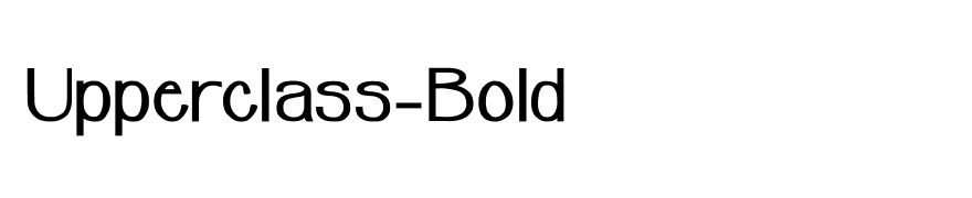 Upperclass-Bold