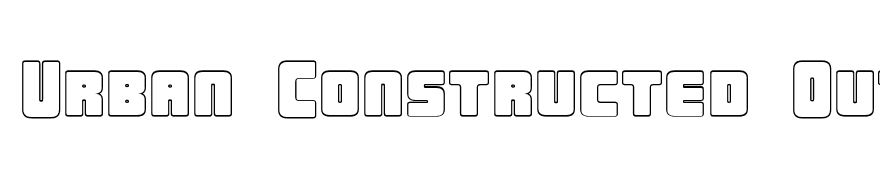 Urban Constructed Outline