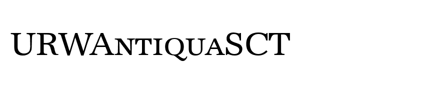 URWAntiquaSCT