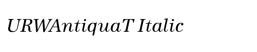 URWAntiquaT Italic