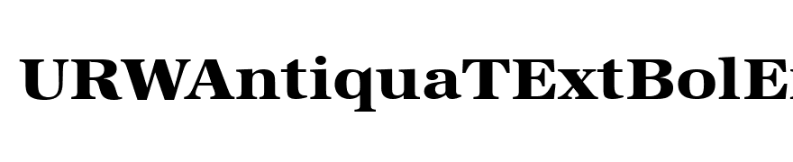 URWAntiquaTExtBolExtWid
