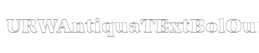 URWAntiquaTExtBolOu1