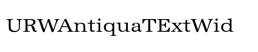 URWAntiquaTExtWid