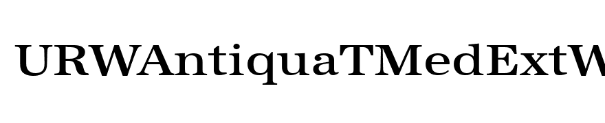 URWAntiquaTMedExtWid