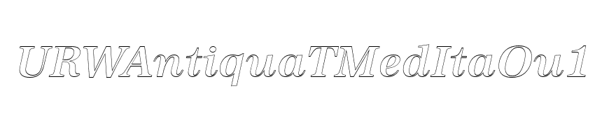 URWAntiquaTMedItaOu1