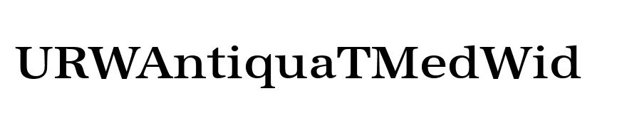 URWAntiquaTMedWid