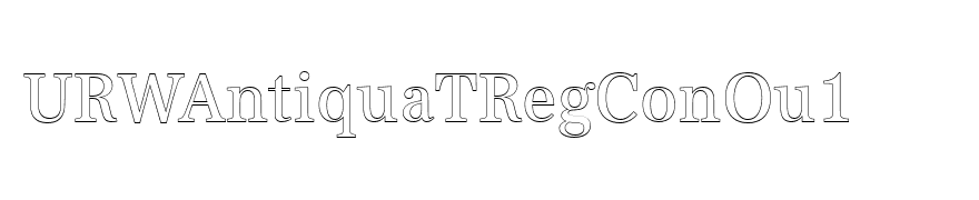 URWAntiquaTRegConOu1